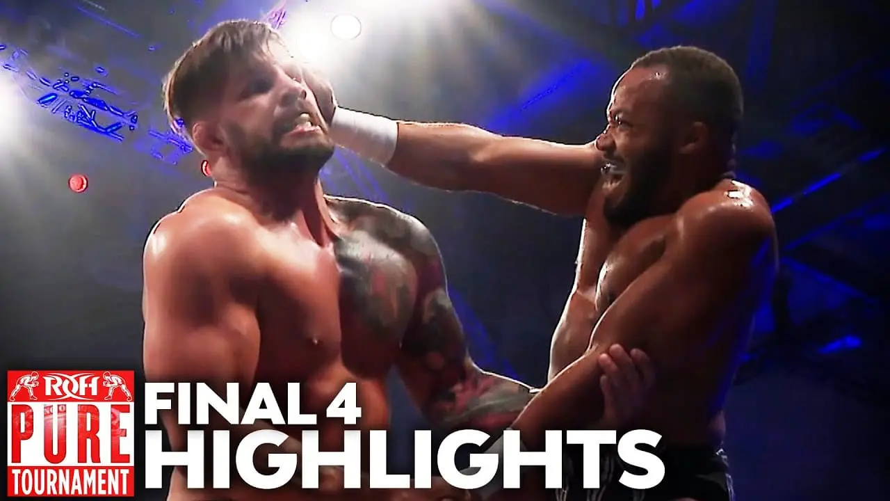 ROH Pure Title Tournament Josh Woods Jonathan Gresham
