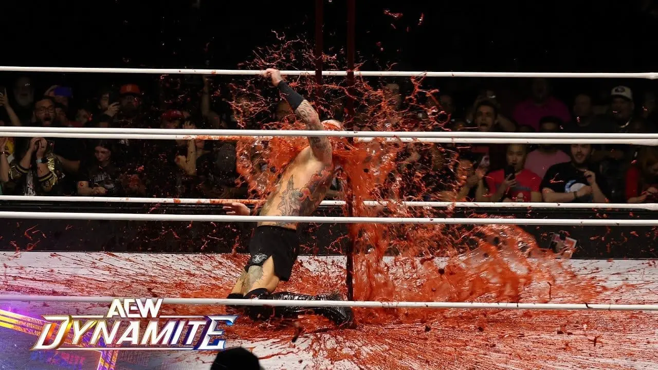 Malakai Black AEW Dynamite Blood Bath