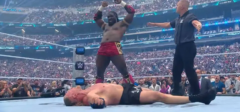 Oba Femi Brock Lesnar WWE WrestleMania 42 Night 2