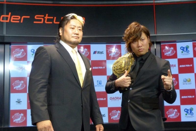 VoicesofWrestling.com - Kento Miyahara Suwama AJPW Ryogoku Kokugikan